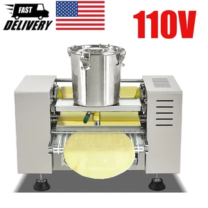 Máquina comercial para pasteles de crepes de 8 pulgadas Melaleuca piel de huevo panqueques máquina de pasteles 110 V - Imagen 1 de 11