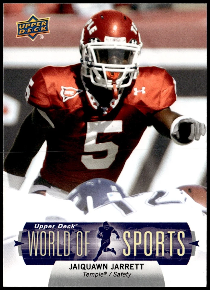 Jaiquawn Jarrett 2011 Upper Deck World of Sports #136 Temple Owls - Image 1 of 2