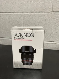 Rokinon 14mm F2.8 Ultra Wide Angle Lens for Sony E-Mount - EUC w/box - Picture 1 of 10