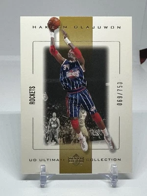 2000 UD Ultimate Collection HAKEEM OLAJUWAN /750 Houston Rockets - Image 1 of 2