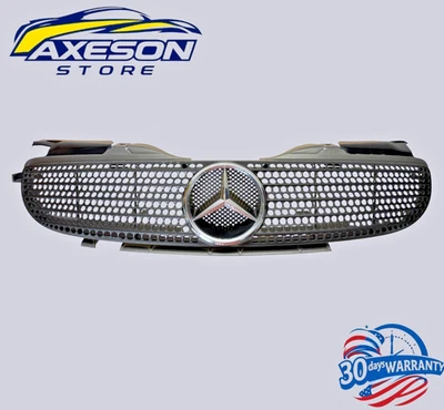 Panel de moldura de parrilla delantera Mercedes SLK230 1999 *pestañas reparadas* 1708800085 97 2000 Foto 1 de 4