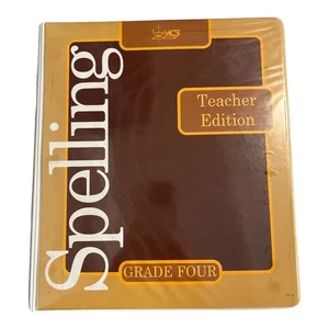 ACSI Spelling Grade Four Teacher Edition in Binder~Revised 1992 Homeschool New - Picture 1 of 5