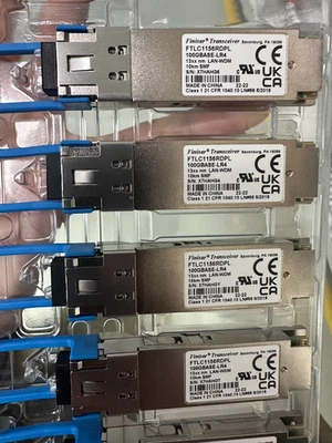 FINISAR FTLC1156RDPL 100GBASE-LR4 QSFP28 LAN-WDM 10KM TRANSCEIVER MODULE QTY1 - Image 1 of 4