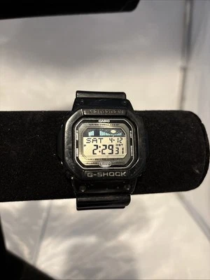 G-Shock GLX-5600 Casio G-Lide Square Black/Silver Surf Moonphase Tide Graph - Image 1 of 4