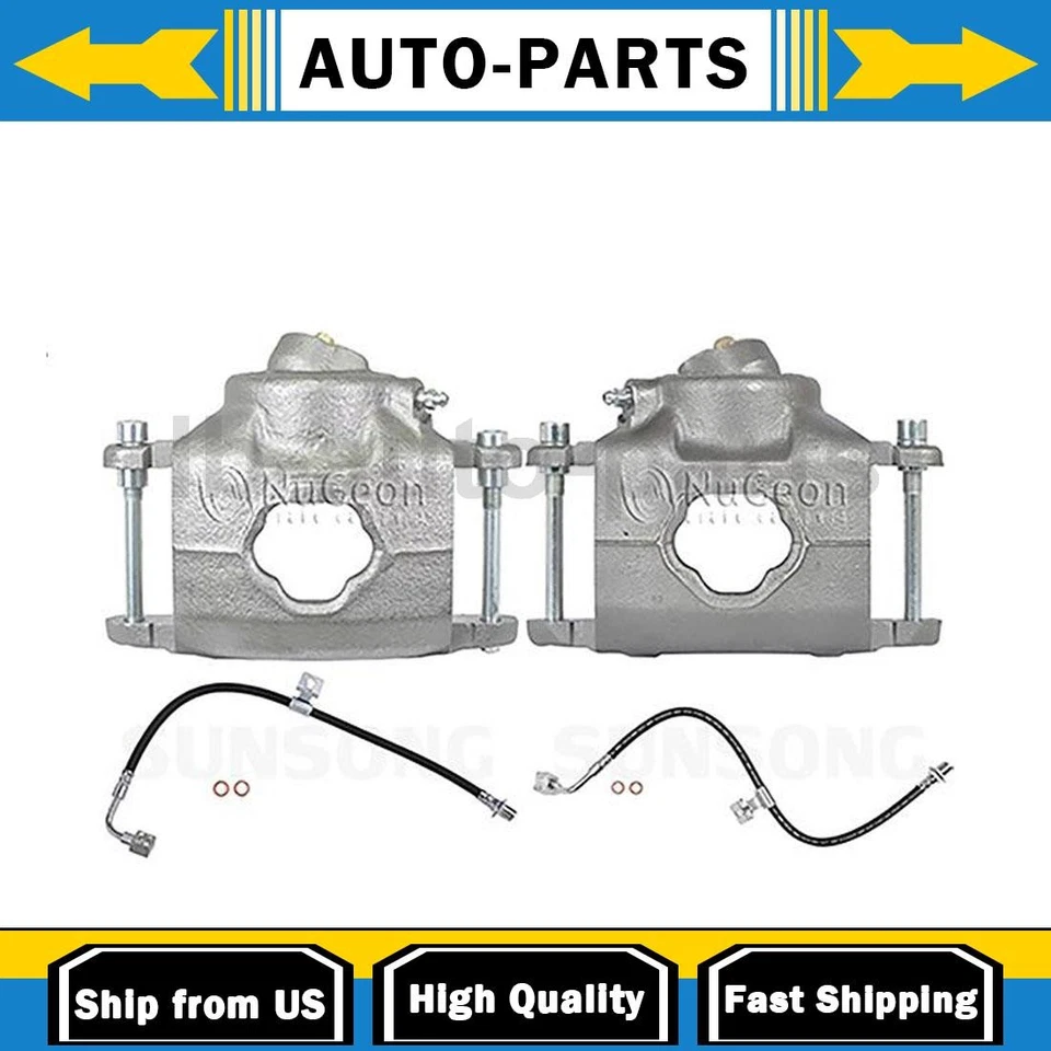 Front Brake Caliper with Hoses Driver Passenger Side Fits 1973 GMC G25/G2500 Van - Image 1 of 4
