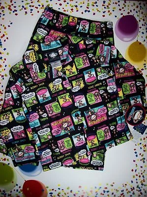 Bobby Jack Pajamas Sleepwear 2pc Set Girls 4 6 8 Days of the Week New - Image 1 of 4