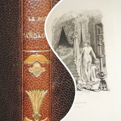 Th. GAUTIER - Le roi Candaule. 1893 Reliure maroquin mosaïqué. Ill. PAUL AVRIL - Photo 1/4