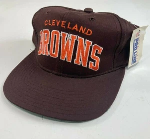 NWT Vintage 90s Cleveland Browns Starter Arch Snapback Hat Cap NFL BROKEN SNAPS - Picture 1 of 7