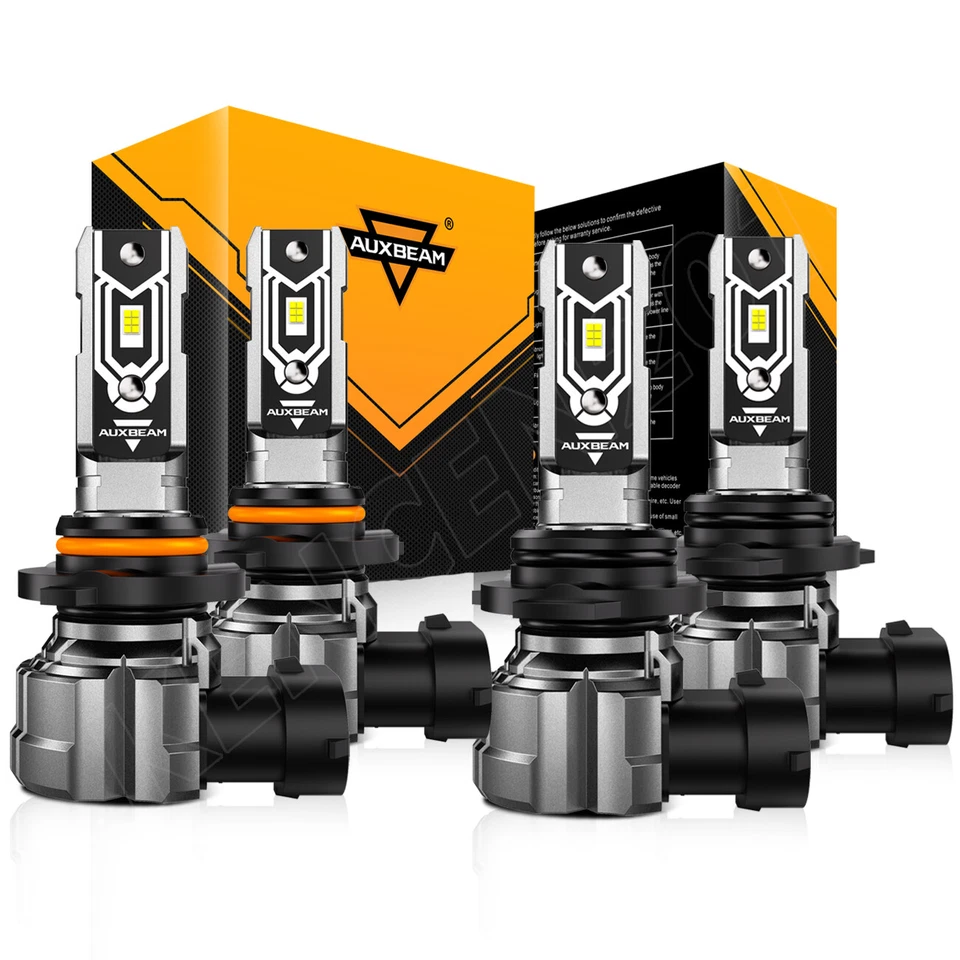 适用于雪佛兰 Express 1500 2500 3500 9005 9006 LED 车头灯高低光束无线 — 第 1/4 张图片