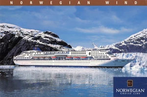 Postcard Ship: Norwegian Wind, Norwegian Cruise Lines, 4x6 Unosted - Bild 1 von 2