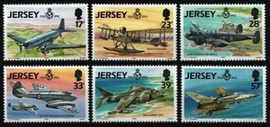 Jersey 1993 - Mi-N.o 615-620 ** - Estampillada sin montar o nunca montada - aviones / aviones - Imagen 1 de 1