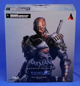 BATMAN ARKHAM ORIGINS NO. 2 DEATHSTROKE FIGURE PLAYARTS KAI - Picture 1 of 6