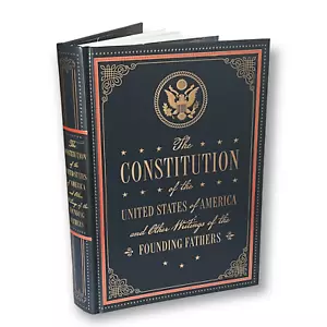 THE CONSTITUTION of USA FEDERALIST PAPERS, COMMON SENSE Deluxe Hardcover Book - Picture 1 of 10