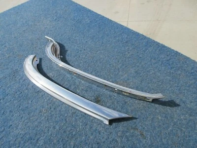 1962 Pontiac Catalina 2 Door Hardtop RT A PILLAR MOLDINGS PAIR Chevy Impala SS - Imagem 1 de 4