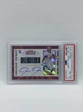 2019 Panini Contenders Draft Picks Josh Jacobs Fame Auto /5 PSA 8 #122