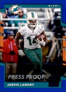 2017 DONRUSS BLUE PRESS PROOF BASE #146 JARVIS LANDARY MIAMI DOLPHINS 