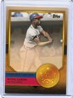 2012 Topps Golden Greats Baseball Card Hank Aaron Milwaukee Braves Mint # Gg-53