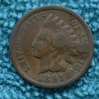 1891 Indian Head Cent - See My Other Listings To Save Shipping!