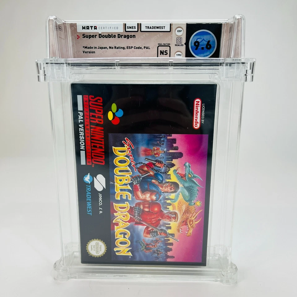 Super Double Dragon - Super Nintendo SNES PAL VERY RARE Sealed NIB WATA 9.6 NS - Image 1 of 4