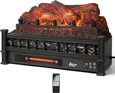 TURBRO Eternal Flame Infrared Electric Fireplace Logs, 23" Infrared Quartz - Image 1 of 2