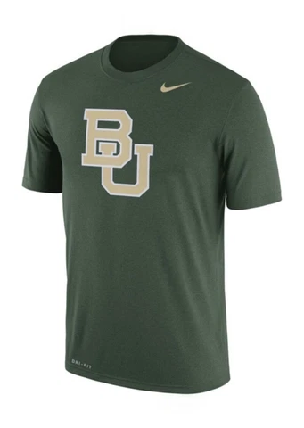 NIKE BAYLOR GREEN logo legend Polyester DRI-FIT MEN SHIRT new Cover