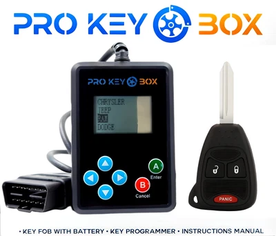 Nuevo mando a distancia de repuesto y programador para Select Chrysler Dodge Jeep RAM Foto 1 de 4