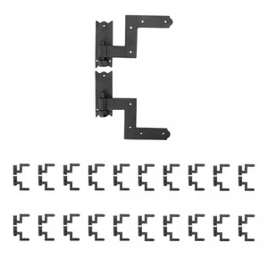Black Iron Shutter Lift Off Pintle Hinges 6.5" L Colonial Hinges Pack of 20 - Picture 1 of 4