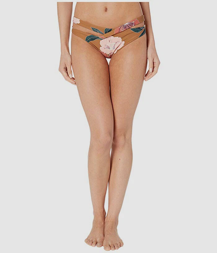 $78 O'Neill женщин коричневый Trinity активный бикини низ купальный костюм размер большой - Изображение 1 из 1