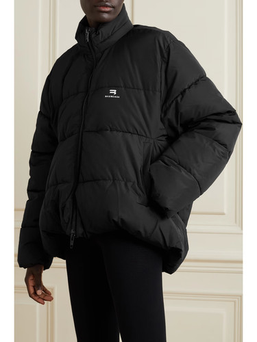 AUTENTICO NUOVO CON ETICHETTE $ 3150 Balenciaga giacca imbottita a forma di C taglia 38 FR