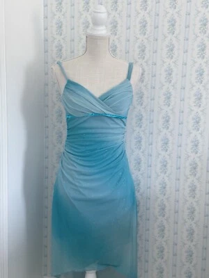 Vintage sparkly fairy blue formal dress by Ruby Rox - Image 1 of 4