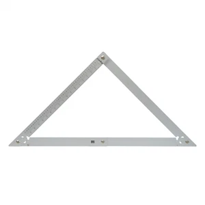 24" Aluminium Folding Square Ruler Professional Right Angle Builders & Flooring - Picture 1 of 8