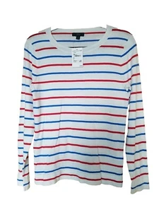 J CREW Damen Streifen Strick Top Shirt Small - Bild 1 von 3