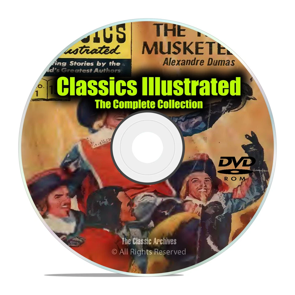 Classics Illustrated Comics, Junior, Complete 261 Issue Collection, DVD I29