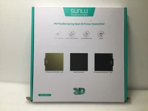 SUNLU Drukarka 3D PEI Arkusz magnetyczny Elastyczna platforma budowlana Ender 3 V2 235x235MM - Zdjęcie 1 z 6