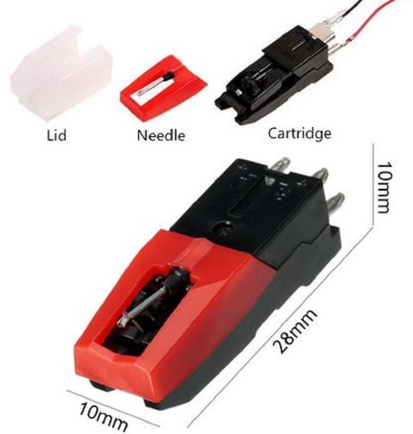 testina + puntina Fonografo Vinile LP Giradischi Grammofono Ago Accessori - Immagine 1 di 1