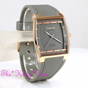 OMAX D006 Grau & Roségold, Sportlich Unisex Uhr, Mit Seiko Uhrwerk, 4Jg Garantie - Picture 1 of 11