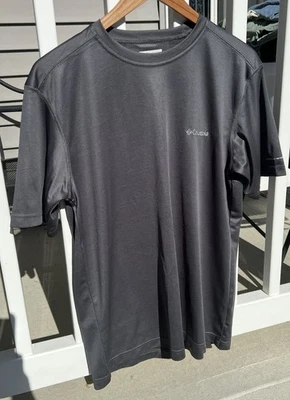 Мужская футболка Columbia Omni-Wick Active СРЕДНЯЯ впитывающая влагу темно-серая - Изображение 1 из 4