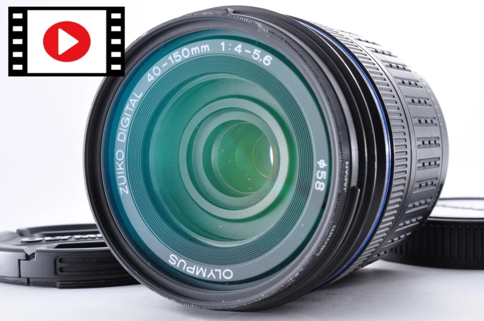 Lente zoom Olympus Zuiko Digital 40-150 mm F/1:4-5,6 ED AF excelente + 5 de... - Imagen 1 de 4