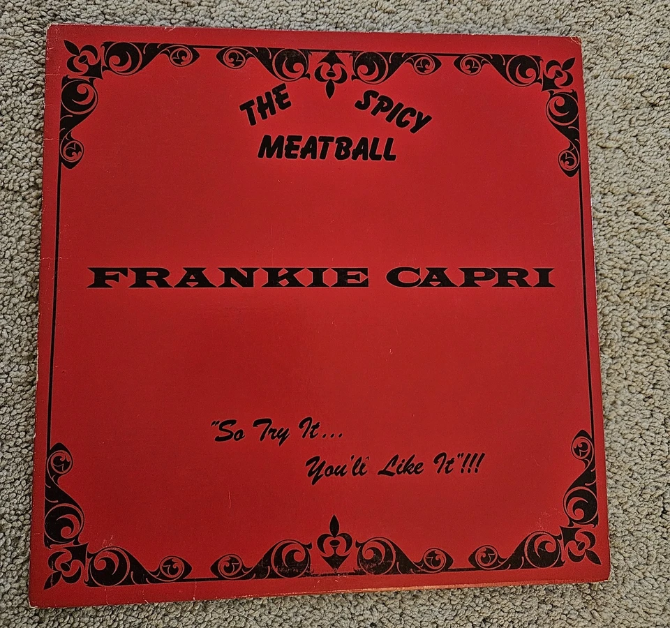Frankie Capri The Spicy Meatball Vinyl LP AUTOGRAPHED. RARE Comedy. So Try It... Foto 1 de 4