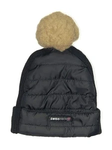 SWISSTECH Boys Black Beanie XL Youth - Picture 1 of 1