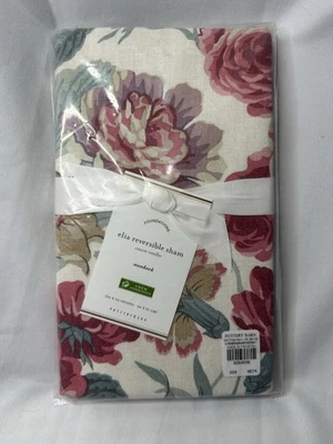 Pottery Barn Elia Floral Pillow Cover Sham  Reversible Standard - Image 1 of 4