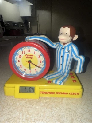 Reloj parlante Curious George enseñando Foto 1 de 4