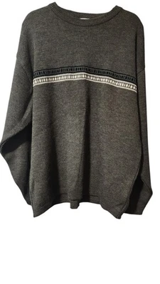 Свитер мужской Columbia очень большой серый шерстяная смесь круглый вырез  - Изображение 1 из 4