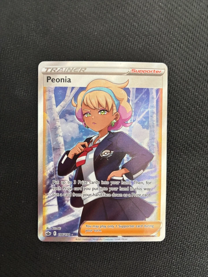 Peonia (Full Art) 196/198 Swsh06: Sword & Shield - Chilling Reign Holo - Image 1 of 1