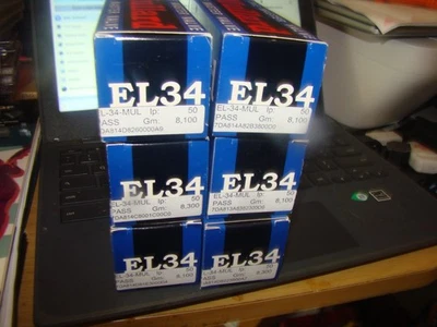 Mullard EL34 6 cajas nuevas Rusia Foto 1 de 3