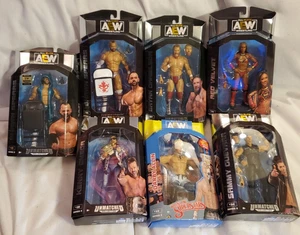 AEW Jazwares Unmatched Series 5 with Shawn Spears CHASE - 7 Piece Set - Picture 1 of 15