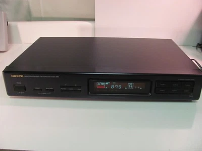 Vintage Onkyo T-403 Synthesized AM/FM Radio Stereo Tuner Tested Working - Image 1 of 4