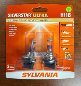 Sylvania H11B SilverStar ULTRA Halogen Scheinwerfer Paar - H11BSU.BP2 - NEU - Bild 1 von 2