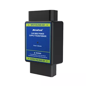 24V Car OBD2 Power Supply Transformer Adapter 16 Pin OBD 24V To 12V Converter - Picture 1 of 12