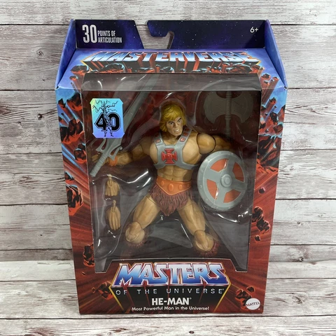 40th He-Man Action Figure 2022 Mattel MOTU Masters of the Universe Masterverse Cover